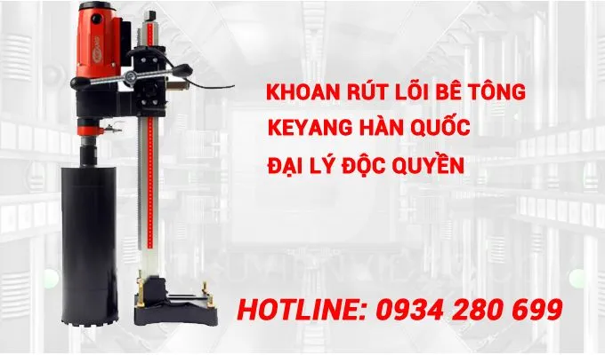 Khoan rút lõi bê tông tại Hà Nội - Kỹ thuật khoan tường chuyên nghiệp