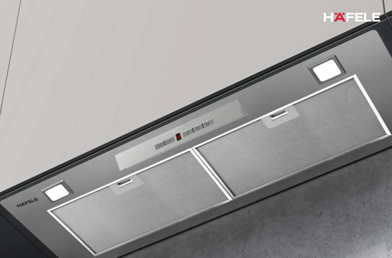 Khoảng cách giữa máy hút mùi âm tủ và bếp