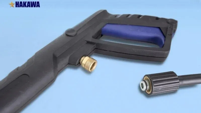 Kiểm tra khớp nối dây và súng phun máy rửa xe