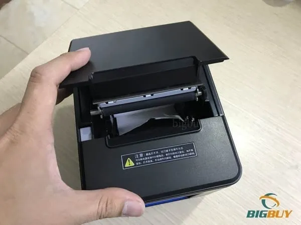 Kiểm tra lại cuộn giấy khi máy POS không in được bill