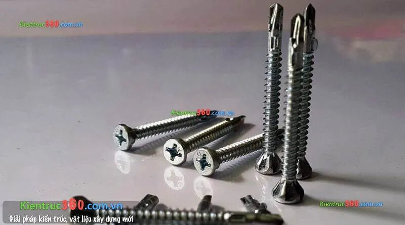 Các loại vít bắn sàn vách cemboard mạ kẽm