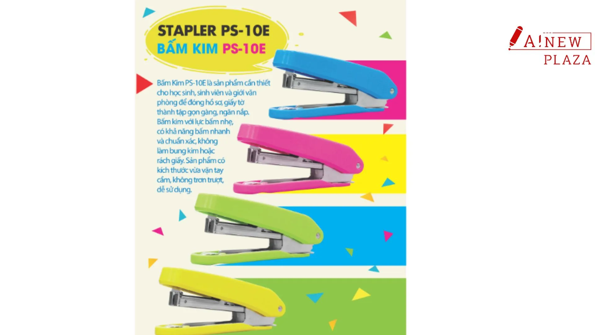 Hình ảnh một chiếc kìm bấm lỗ màu vàng đồng