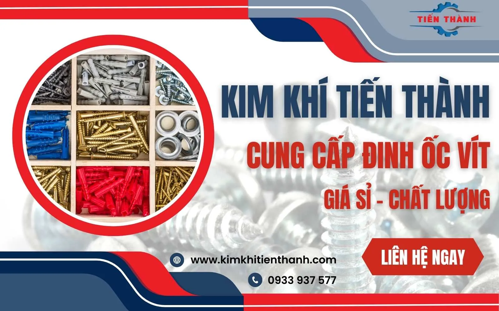 Kho hàng lớn với đa dạng các loại đinh, ốc vít chất lượng cao, sẵn sàng cung ứng cho cửa hàng kinh doanh