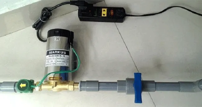Sơ đồ hướng dẫn cách lắp đặt máy bơm nước tăng áp cơ bản cho hộ gia đình