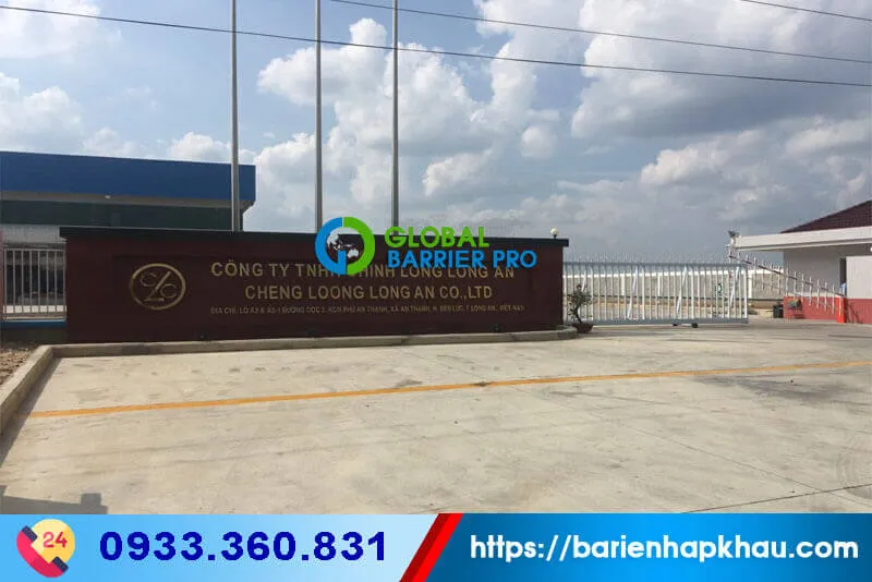 Lắp đặt barrier tự động chắn đường hiệu quả cho các lối vào tại Long An