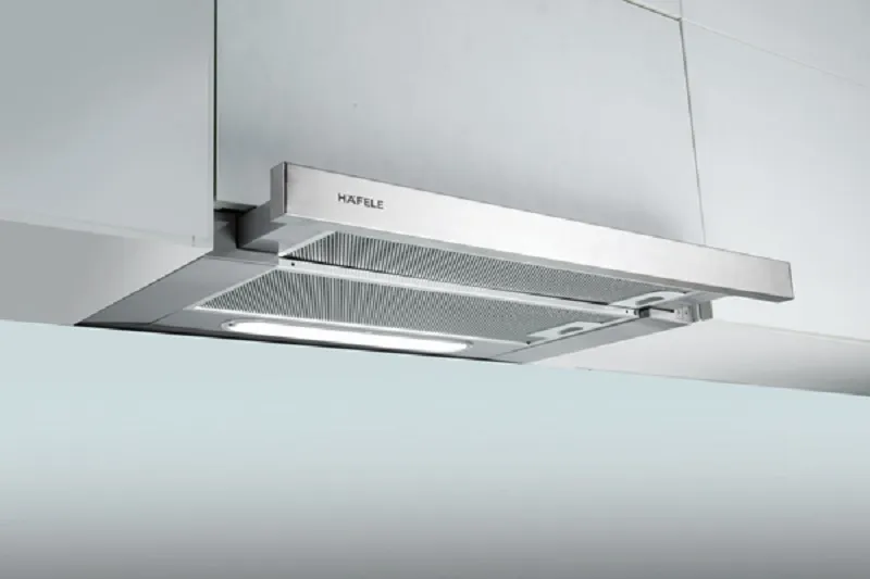 Thiết kế âm tủ của máy hút mùi Hafele HH-S70A, minh họa các đặc điểm cần biết khi chuẩn bị lắp đặt máy hút mùi Hafele.