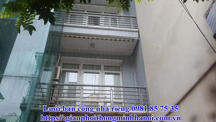 Lưới bảo vệ an toàn cho ban công nhà riêng