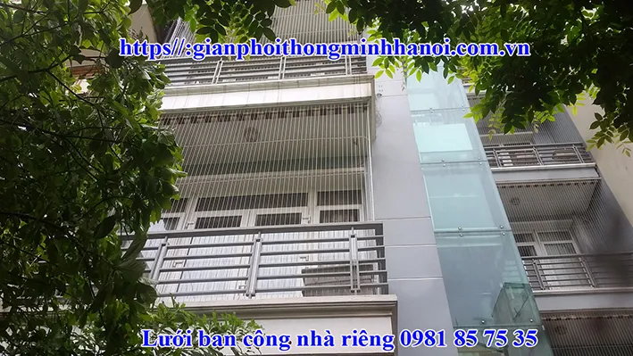 Lưới an toàn ban công chung cư hiện đại, bền đẹp