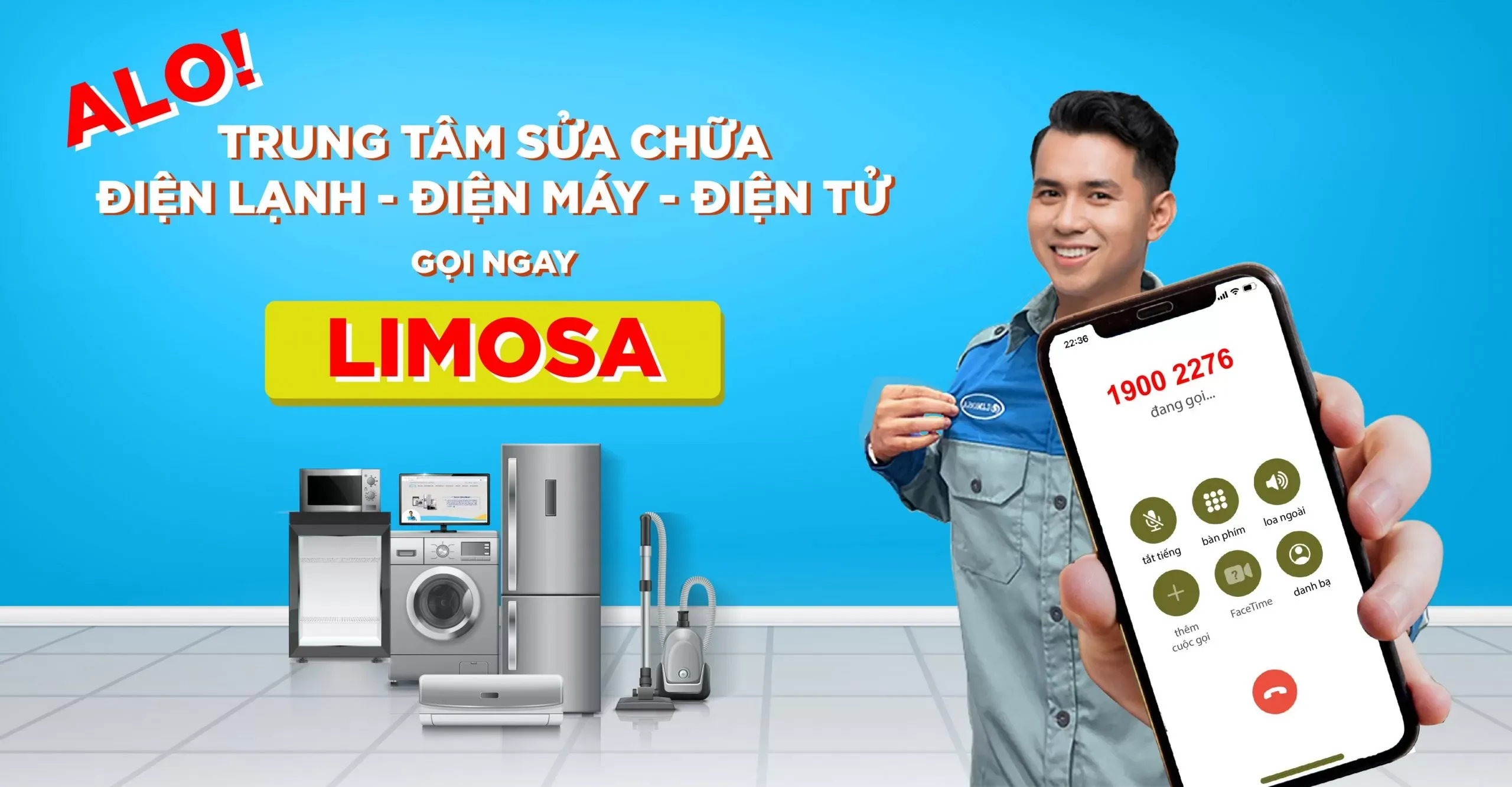 Trung tâm Limosa chuyên cung cấp dịch vụ sửa chữa điện lạnh, điện tử uy tín
