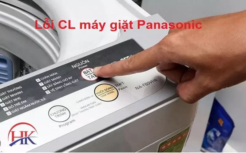 Lỗi khóa trẻ em trên máy giặt Panasonic