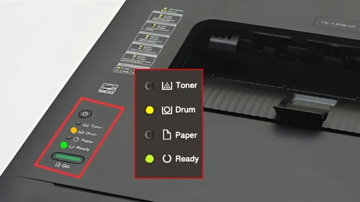 Kiểm tra mức mực và tình trạng giấy để khắc phục lỗi máy in Brother không in được