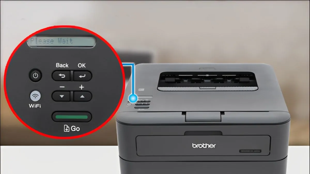 Khởi động lại thiết bị để sửa lỗi máy in Brother không in được