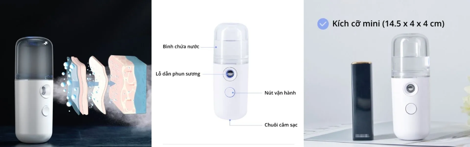Lợi ích và cách sử dụng máy nano phun sương để cấp ẩm da mặt