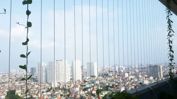 Hoàn thiện lắp ốp che và kiểm tra tổng thể lưới an toàn