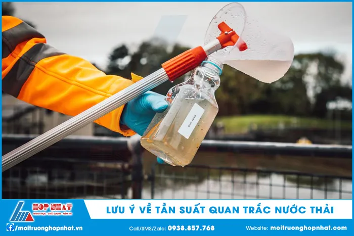 Biểu đồ tần suất quan trắc nước thải tự động theo quy định