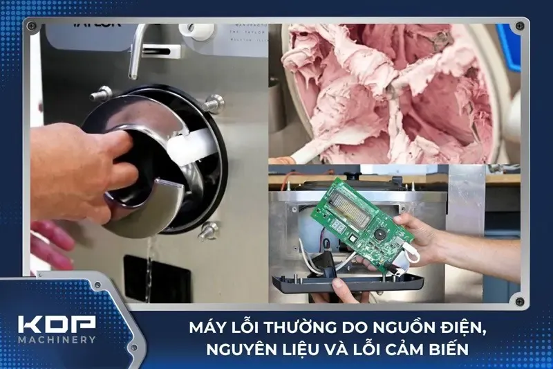 Cấu tạo bên trong và các thành phần chính khi cách chế máy làm kem tại nhà