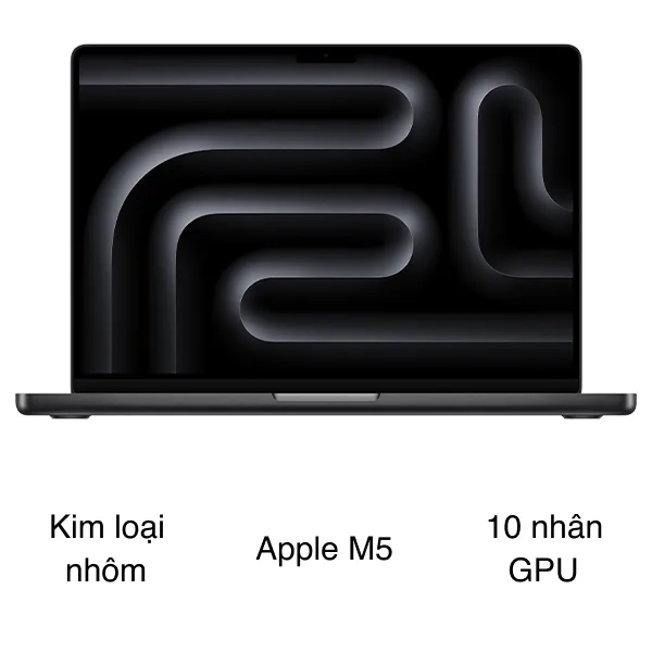Máy tính MacBook Pro 14 inch M5 16GB/512GB, một ví dụ về thiết bị điện tử phức tạp, trong đó các bộ phận có thể cần được chế tạo với độ chính xác cao tương tự cách chế tạo bộ phận của máy Asus 7 2013