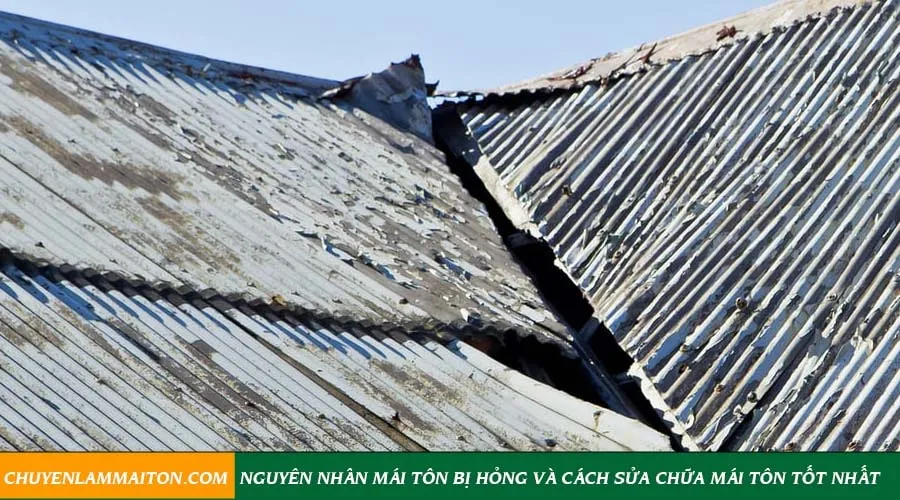 Nguyên nhân mái tôn bị hỏng và cách sửa chữa mái tôn tốt nhất