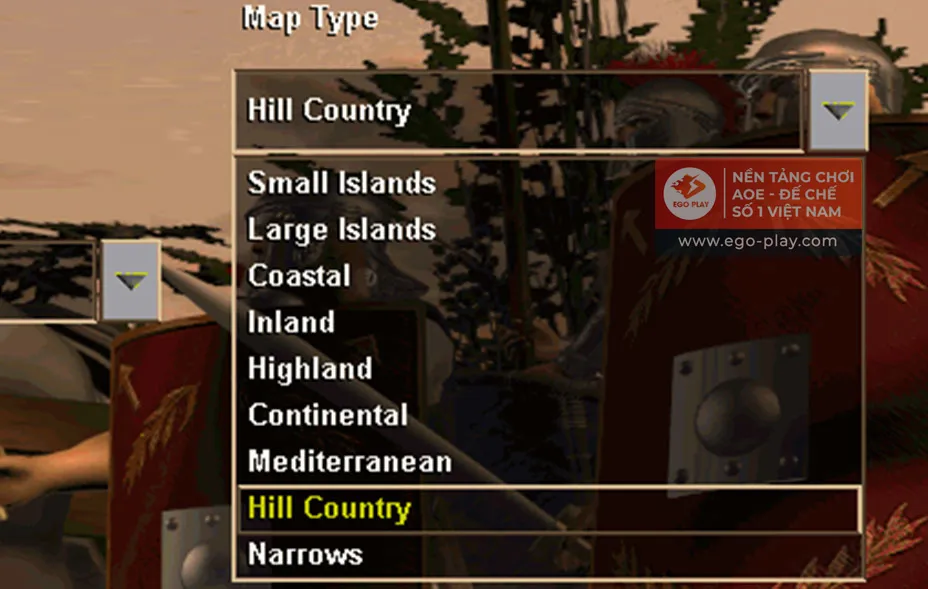 Sự Đa Dạng Của Các Kiểu Bản Đồ (Map Type) Khi Chơi Đế Chế Cùng Bạn Bè