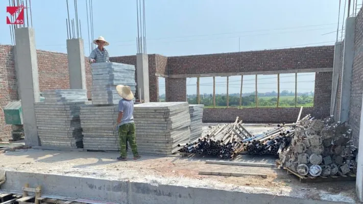 Chuẩn bị mặt bằng thi công