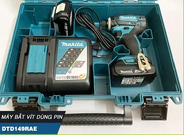 Máy vặn vít dùng pin Makita DTD149RAE 18V chuyên nghiệp