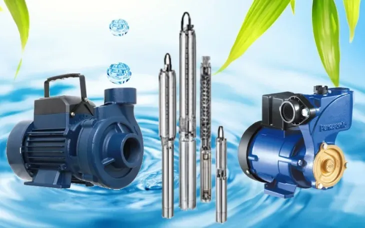 Máy bơm giếng khoan đang vận hành, thể hiện khả năng hút nước từ mạch ngầm sâu, đáp ứng nhu cầu sử dụng nước sạch và tối ưu hóa hệ thống trong cách lắp đặt máy bơm giếng khoan.