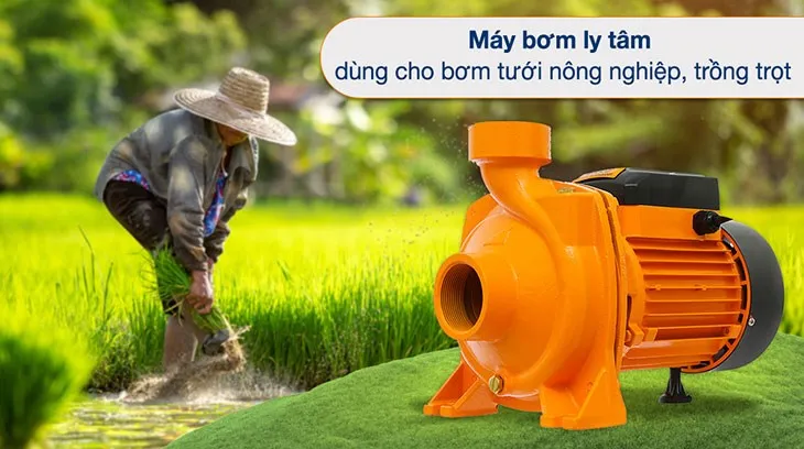 Máy bơm nước ly tâm Ingco MHF15001 1500W được thiết kế nhỏ gọn, có khả năng chịu nóng tốt, chống oxy hóa và có độ bền cao