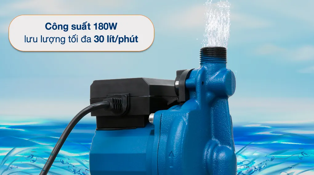 Máy bơm nước tăng áp cơ được ứng dụng rộng rãi trong các hệ thống cấp nước sinh hoạt