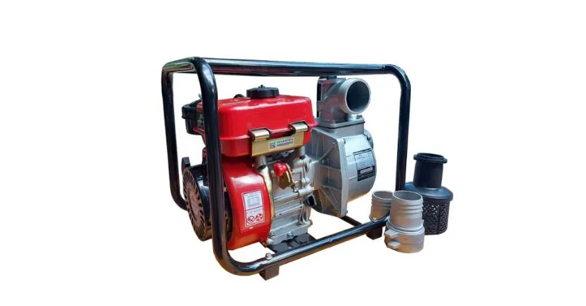 Máy bơm nước tưới cây chạy dầu hoạt động mạnh mẽ