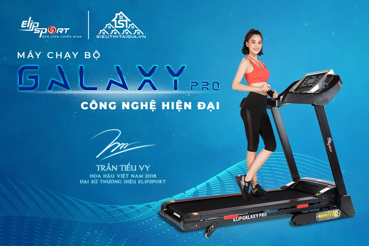 Cách sử dụng máy chạy bộ Elip Galaxy hiệu quả với bảng điều khiển trực quan