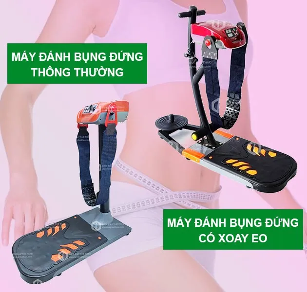 Máy đánh rung giảm mỡ bụng đứng
