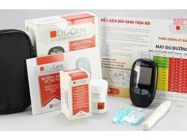 Máy đo đường huyết OGcare hiện đại hỗ trợ người bệnh tiểu đường tự kiểm soát chỉ số