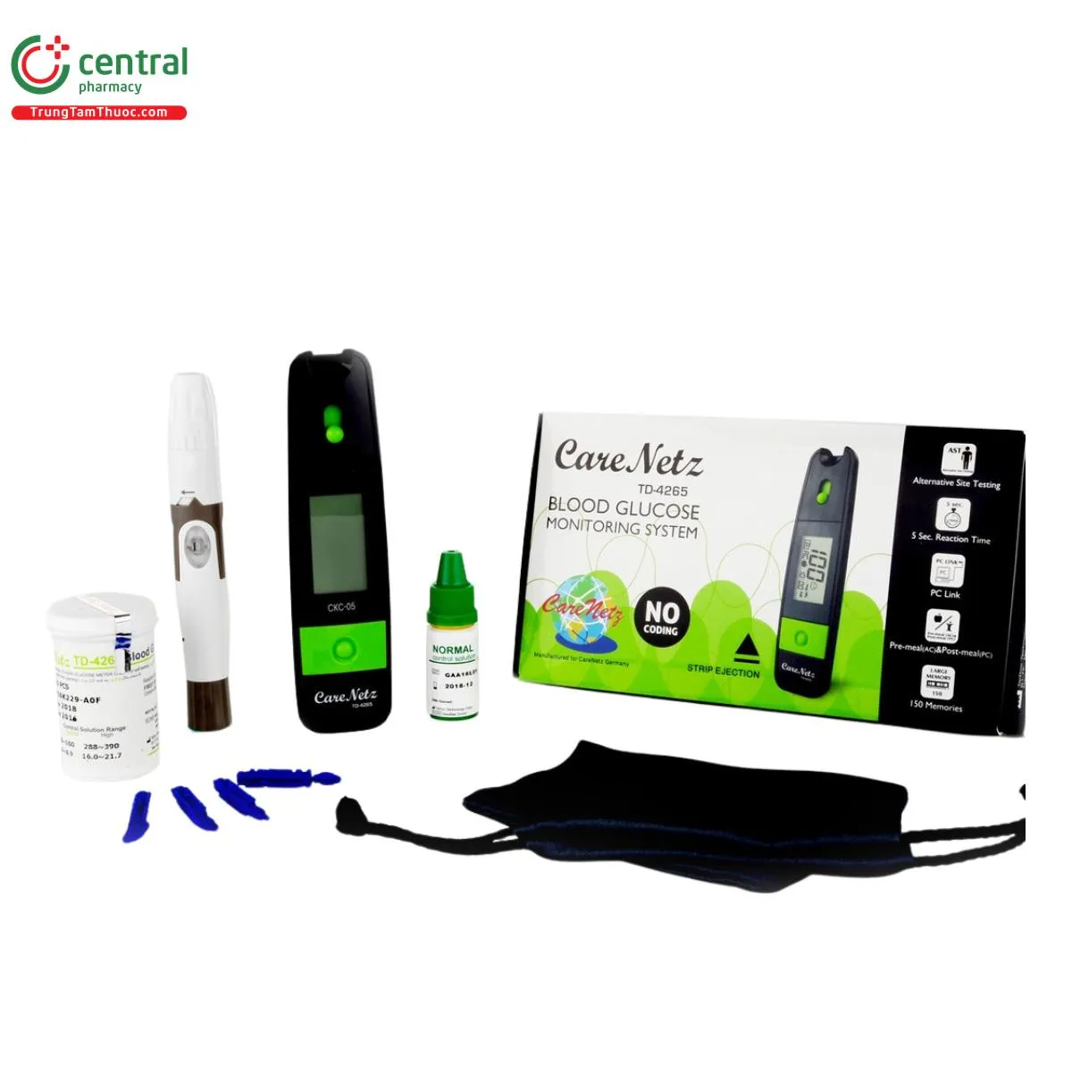 Thao tác đo đường huyết với máy Uright TD 4265 đảm bảo chính xác