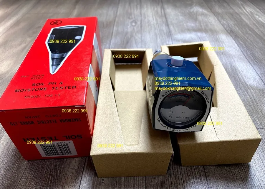 Máy đo pH độ ẩm đất Takemura DM-15