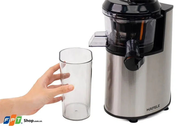 Chuẩn Bị Cốc Đựng Nước Ép Và Bã Cho Máy Ép Chậm Hafele