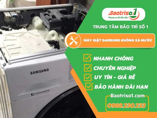Cách Sửa Máy Giặt Samsung Không Xả Nước Hiệu Quả Tại Nhà