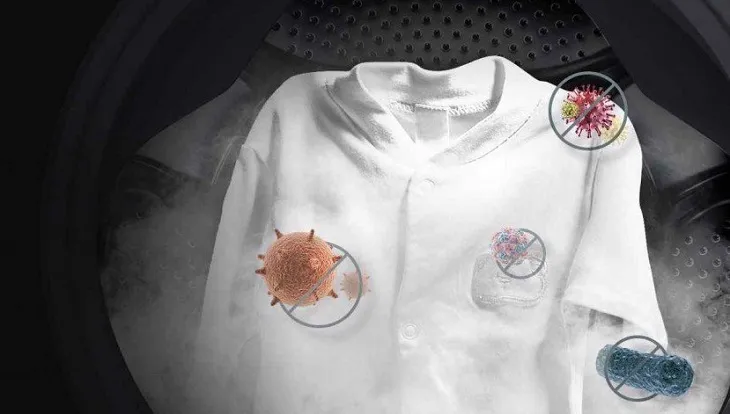 Máy giặt hơi nước LG với công nghệ diệt khuẩn