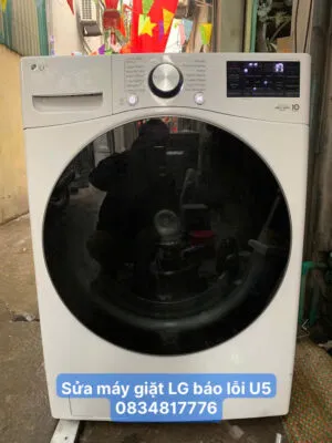 Cách sửa máy giặt LG báo lỗi U5 bằng cách điều chỉnh vị trí