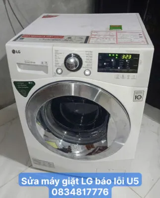 Thợ sửa máy giặt LG kiểm tra lỗi U5
