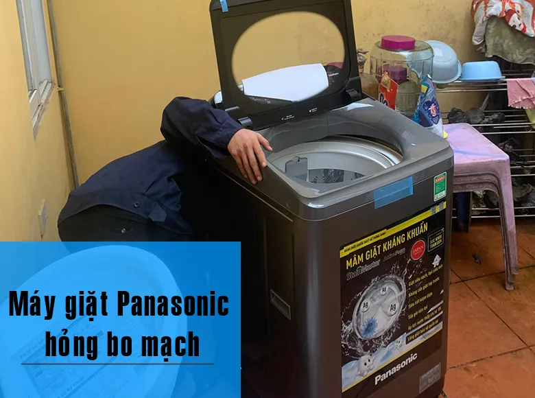 Bo mạch điều khiển của máy giặt Panasonic bị hư hại, nguyên nhân phức tạp dẫn đến lỗi U12