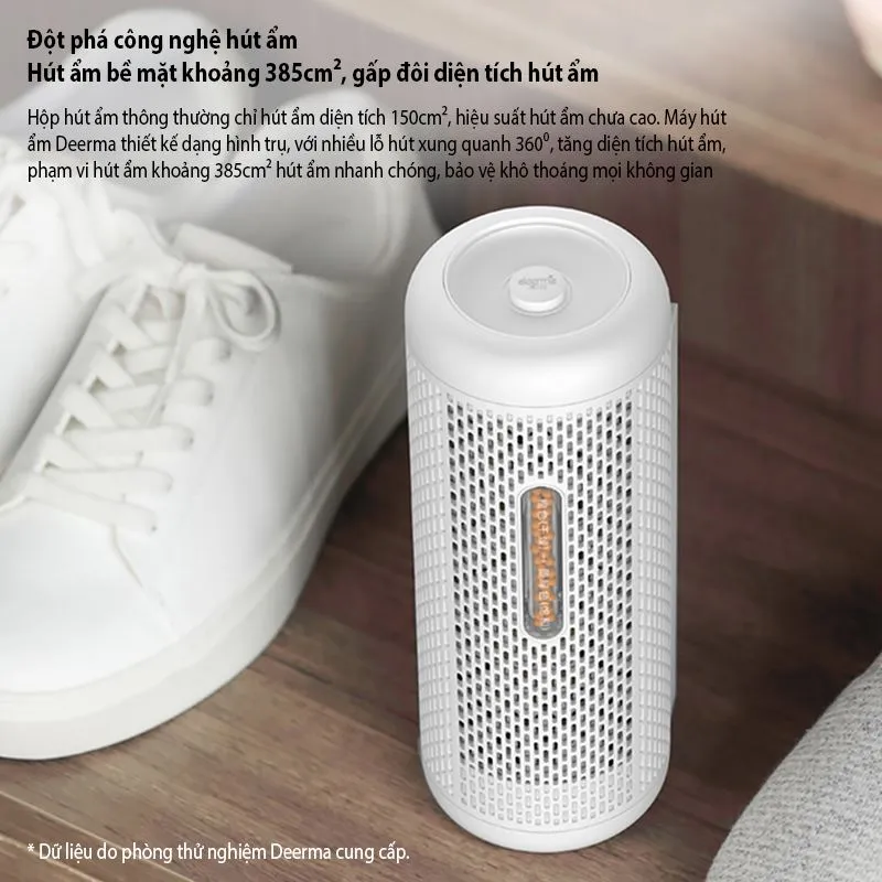 Đặt máy hút ẩm mini Deerma CS50M cách tường 15-30cm để tối ưu luân chuyển không khí và hiệu suất hoạt động