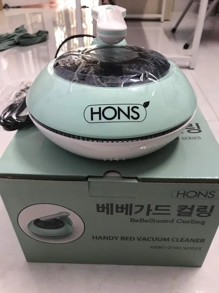 Hình ảnh thực tế sử dụng máy hút bụi Hons 2100 trên nệm