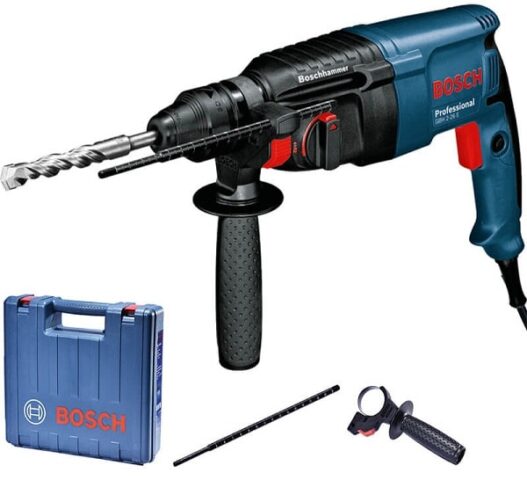 Máy khoan búa Bosch GBH 2-26 E, mang lại hiệu quả vượt trội với khả năng khoan phá mạnh mẽ