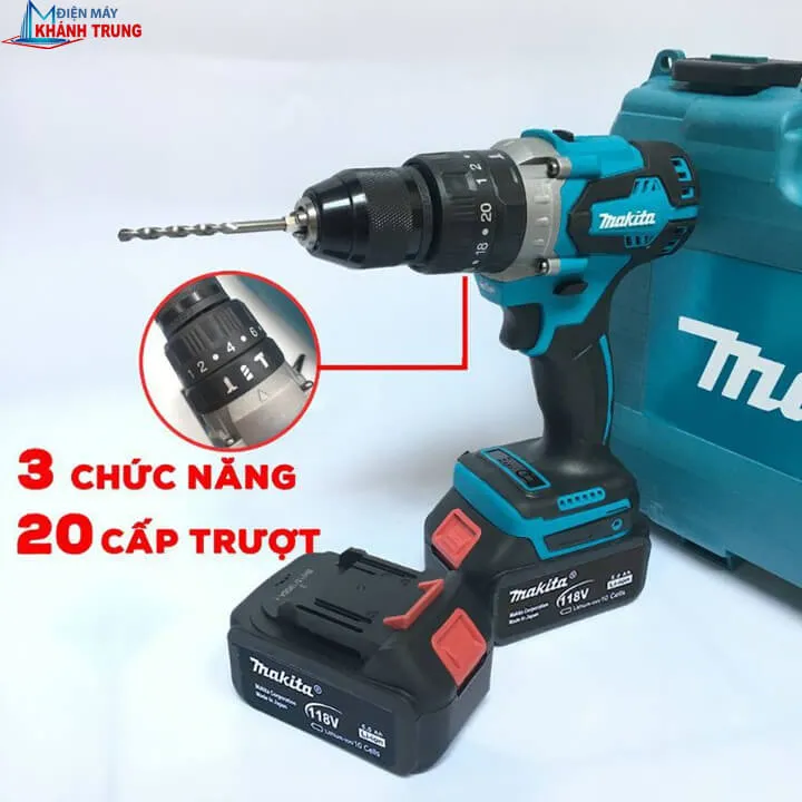 Công năng đa dạng của máy bắn vít dùng pin Makita 118V
