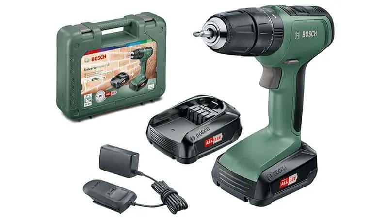 Máy bắt vít không dây Bosch UniversalDrill 18 nhỏ gọn, thiết kế công thái học tiện lợi cho mọi thao tác