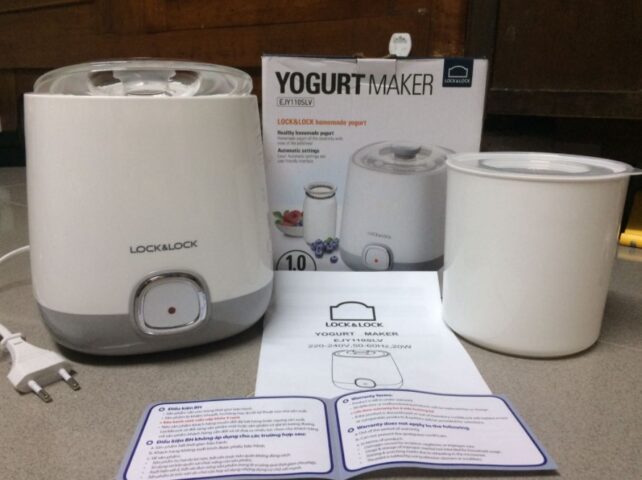 Cách Sử Dụng Máy Làm Sữa Chua Lock&Lock Đơn Giản, Hiệu Quả
