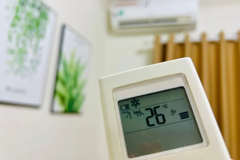 máy lạnh nhiệt độ 25 - 27 độ c