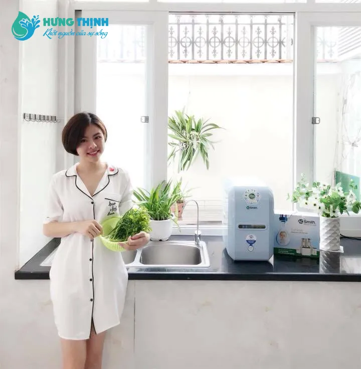 Hệ thống lọc nước A. O. Smith A2 với lõi lọc RO Side Stream