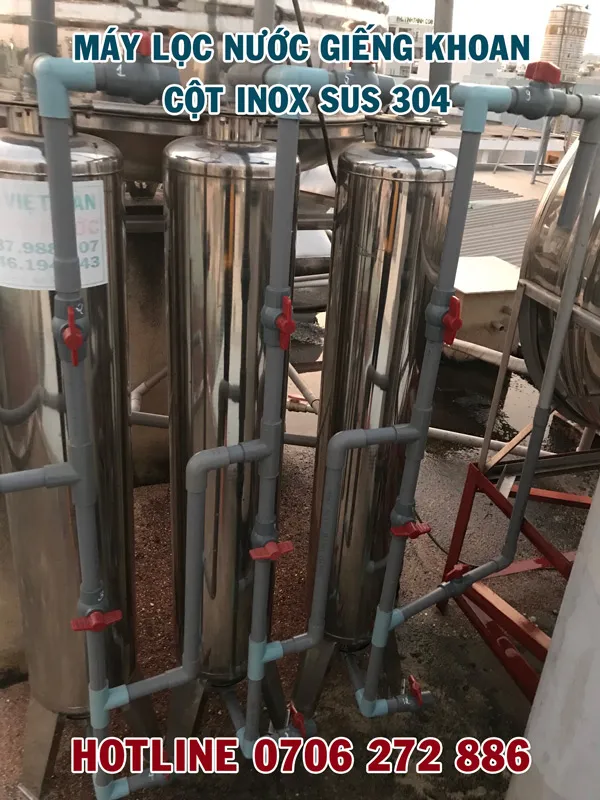 Máy lọc nước giếng khoan nhiễm phèn nặng