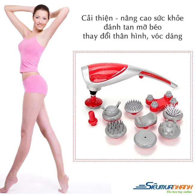 Vóc dáng đẹp hơn với máy massage cầm tay